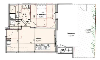 Apartment in GIVRAND (85800)