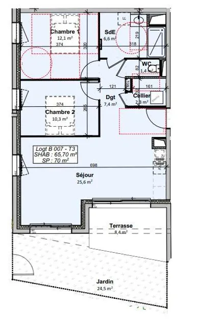 Apartment in GIVRAND (85800)