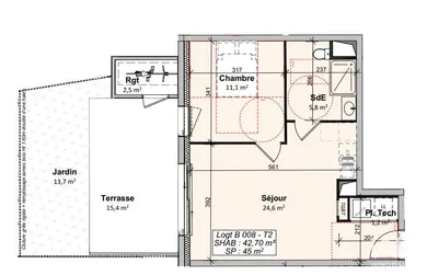 Apartment in GIVRAND (85800)