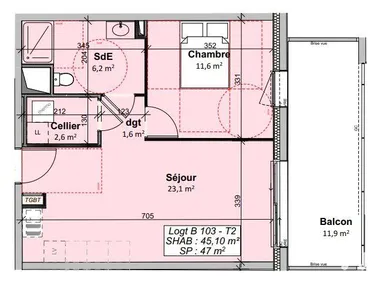 Apartment in GIVRAND (85800)