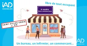 Boutique/Local commercial à SAINT-GILLES-CROIX-DE-VIE (85800)