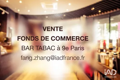 Bar-Tobacco shop in PARIS (75009)