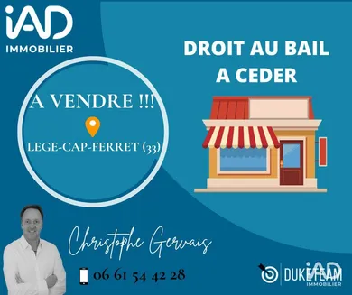 Boutique/Local commercial à LÈGE-CAP-FERRET (33950)