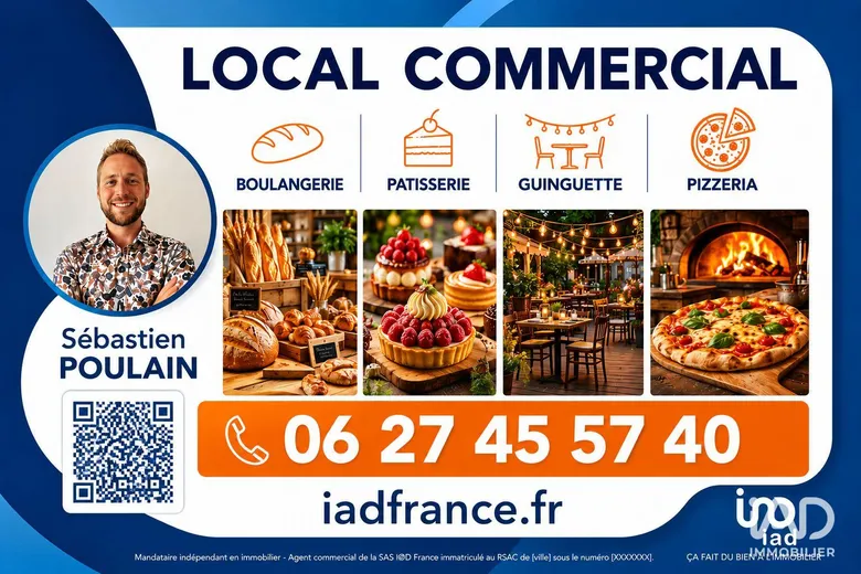 Boulangerie à DREUX (28100) · 350 m² · 99 000 €