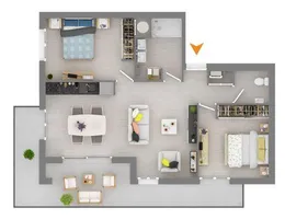 Appartement à VILLENEUVE-DE-LA-RAHO (66180)