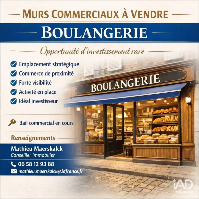Murs commerciaux à INCOURT (62770) · 300 m² · 240 000 €