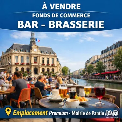 Bar-brasserie in PANTIN (93500)