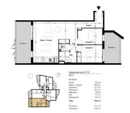 Appartement à VALRAS-PLAGE (34350)