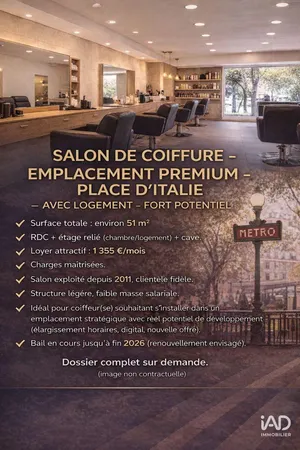 Boutique/Local commercial à PARIS (75013)