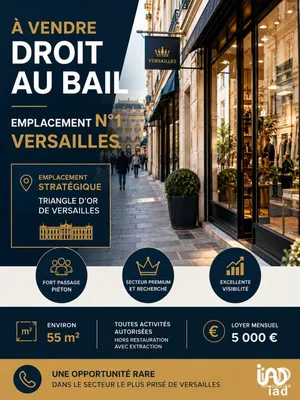 Droit au bail à VERSAILLES (78000)