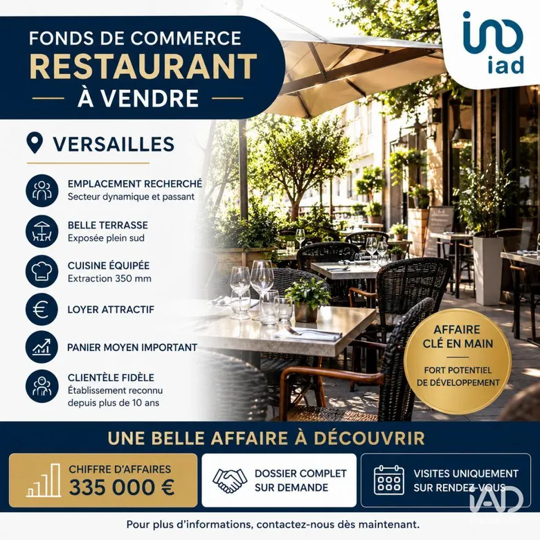 Local commercial 45 m² · à Versailles · 45 m² · 265 000 €