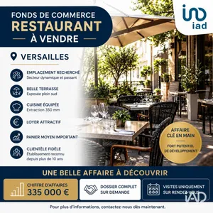 Restaurant à VERSAILLES (78000)