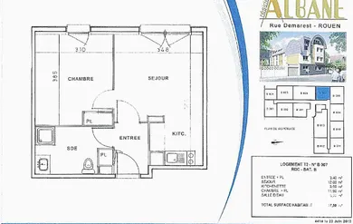 Apartment in ROUEN (76100)