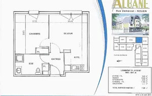 Appartement à ROUEN (76100)