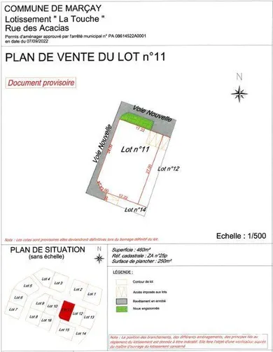 Land in MARCAY (86370)
