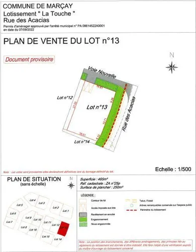 Land in MARCAY (86370)