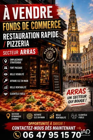 Pizzeria à ARRAS (62000)
