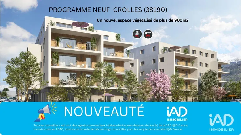 Appartement 3 pièces 72 m² · à Crolles · 72 m² · 349 000 €