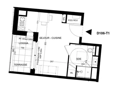 Apartment in LA ROCHELLE (17000)