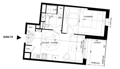 Apartment in LA ROCHELLE (17000)