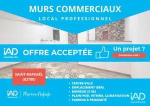 Boutique/Local commercial à SAINT-RAPHAËL (83700)
