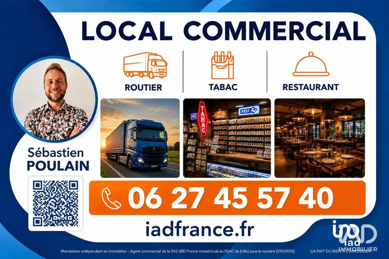 Bar-brasserie à TAVERS (45190) · 120 m² · 84 000 €