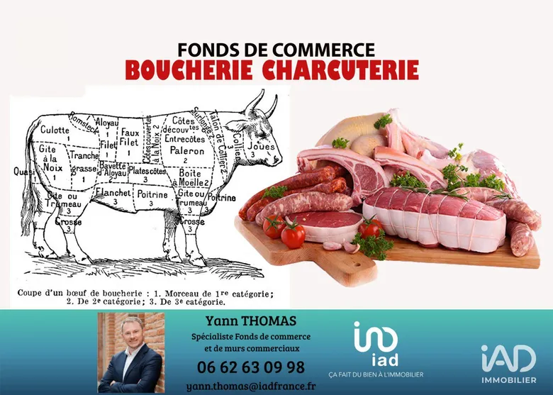 Local commercial 70 m² · à Toulouse · 70 m² · 180 000 €
