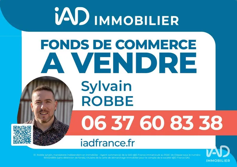 Restaurant à DIEPPE (76200) · 50 m² · 22 000 €