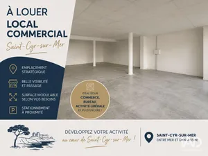 Boutique/Local commercial à SAINT-CYR-SUR-MER (83270)