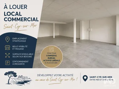 Boutique/Local commercial à SAINT-CYR-SUR-MER (83270)