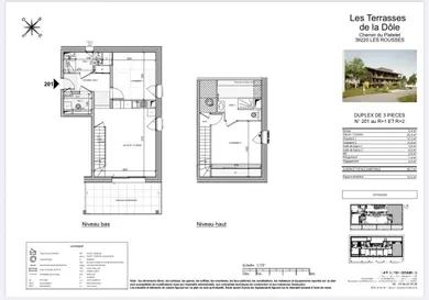 Appartement à LES ROUSSES (39220)