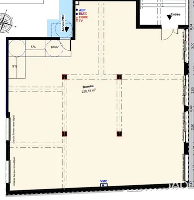 Commercial walls in LUNEL (34400)