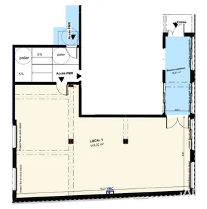 Commercial walls in LUNEL (34400)