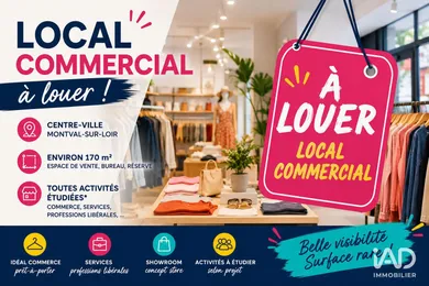 Boutique/Local commercial à MONTVAL-SUR-LOIR (72500)