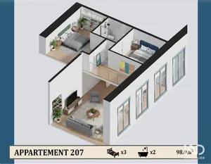 Appartement à CONFOLENS (16500)