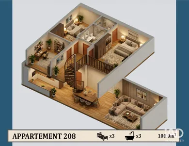 Appartement à CONFOLENS (16500)