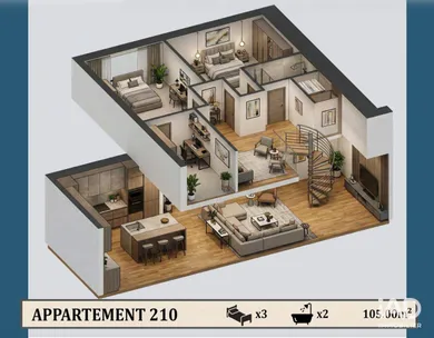 Appartement à CONFOLENS (16500)