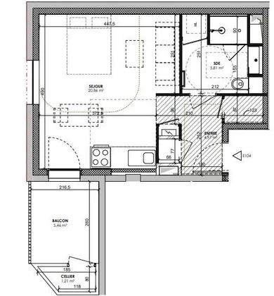 Studio in LYON (69007)
