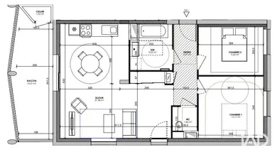 Apartment in LYON (69007)