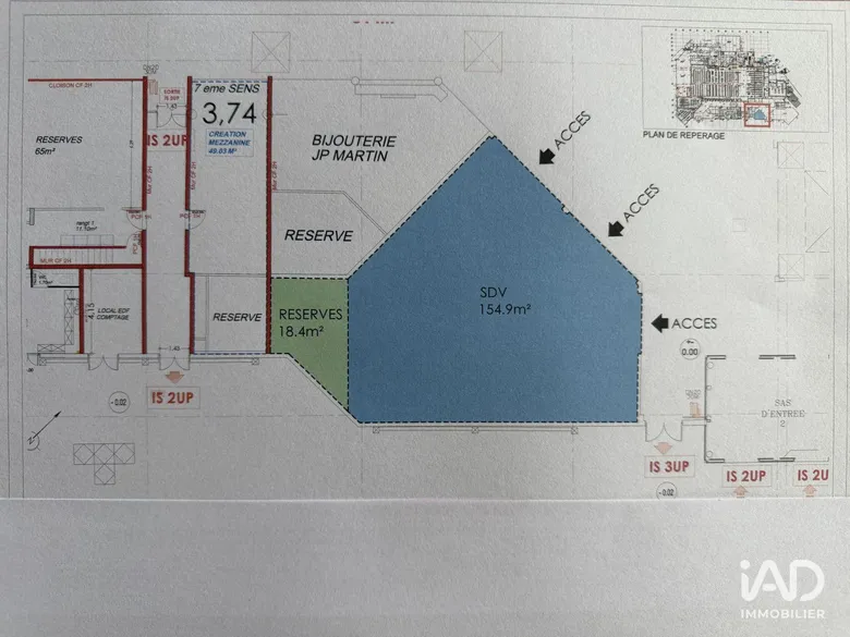 Local commercial 177 m² · à Gujan-Mestras · 177 m² · 6 564 €/mois