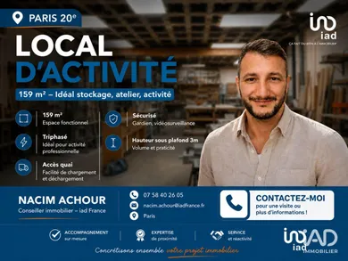 Local d’activité à PARIS (75020)