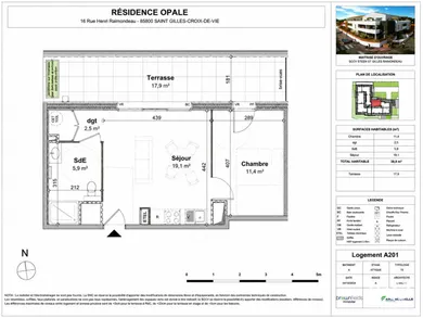 Appartement à SAINT-GILLES-CROIX-DE-VIE (85800)