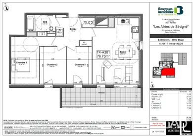Appartement à SAINT-BERTHEVIN (53940)
