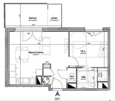 Appartement à GONCELIN (38570)