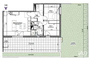 Appartement à GONCELIN (38570)
