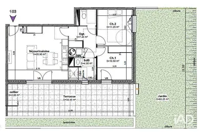 Appartement à GONCELIN (38570)