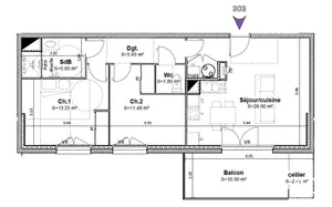 Appartement à GONCELIN (38570)