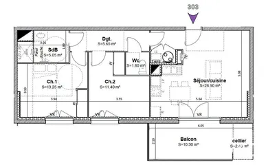 Appartement à GONCELIN (38570)