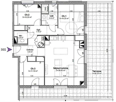 Appartement à GONCELIN (38570)