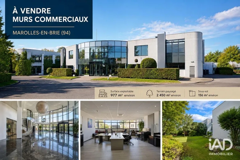 Murs commerciaux à MAROLLES-EN-BRIE (94440) · 977 m² · 2 150 000 €